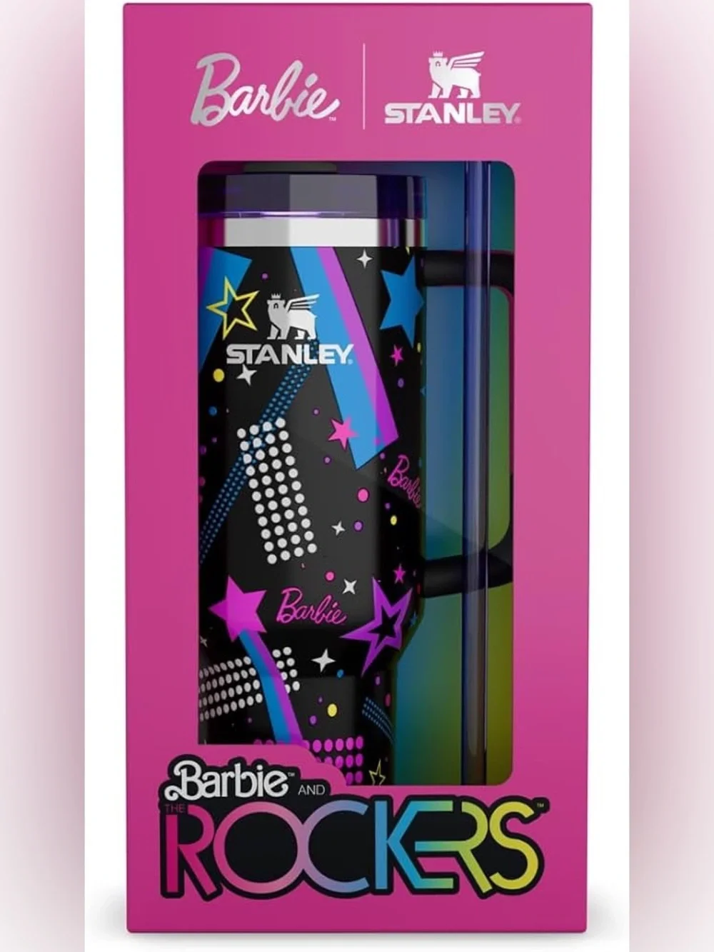 Stanley x Barbie Stanley x Barbie '80s Rockers Quencher 40oz nwt rare - Picture 2 of 3